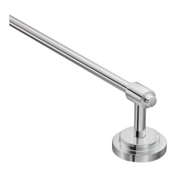 Moen® DN0724CH Towel Bar, Iso™, 24 in L Bar, 3.11 in OAD x 2.44 in OAH, Aluminum, Polished Chrome, Import