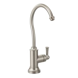 Moen® S5510SRS Traditional Beverage Faucet, Sip™ Traditional™, 1.5 gpm, Spot Resist® Stainless Steel, 1 Handle, Domestic