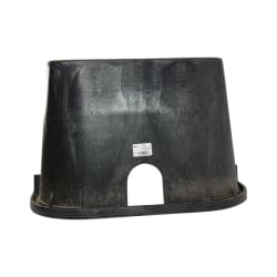 NDS® 117B Standard Pro Single Inlet Single Outlet Jumbo Box Only, 20 in L x 13 in W x 12 in H, Rectangle Shape, Domestic