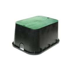 NDS® 117C Overlapping Cover Only, For Use With Standard Series 13 x 20 in Jumbo Rectangular Valve Box, Green, Domestic