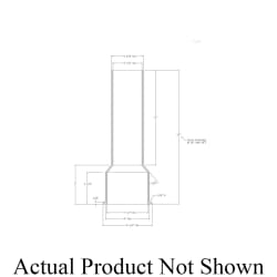Olympic 13-5270 940 Valve Box Slip Base, H-20 Rated Load, Cast Iron