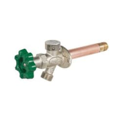Prier® P-164W08 Diamond P-164 Freezeless Wall Hydrant, 1/2 in Nominal, Wirsbo PEX® End Style, 90 deg Quarter Turn Wall Opening, Domestic