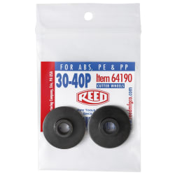 Reed 64190 Replacement Cutter Wheel, For Use With: TC3Q, TC4Q, TC5Q and TC6Q Plastic Tubing Cutter, 0.343 in Blade Exposure