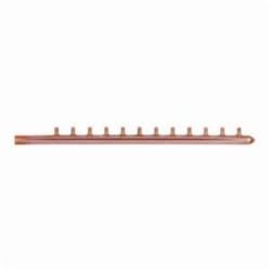 Sioux Chief PowerPEXâ„¢ BranchMasterâ„¢ 672X1240 Manifold, 12 1/2 in F1807 PEX Crimped Outlets 1 in Male C x Spin Closed Inlets, Copper