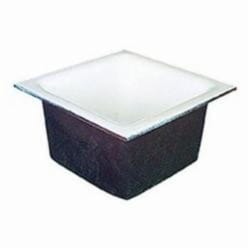 Sioux Chief 861-24X No Hub Floor Sink, Square, 9 in H, Cast Iron