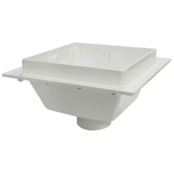 Sioux Chief SquareMax™ 861-3PX Floor Sink, Square, 8-5/16 in H, PVC, Domestic