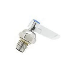 T & S 002709-40 Left Hand Cold Spindle Assembly, For Use With B-1100 Workboard Faucet, 20 to 125 psi, 40 to 140 deg F, Brass, Polished Chrome, Domestic