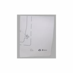 Toto® 0GU144 Template, For Use With Renesse™ Kiwami™ Design Vessel Lavatory