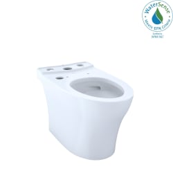 Toto® CT446CEFGNT40#01 AQUIA® IV Universal Height Toilet Bowl, Aquia, Cotton White, Elongated Shape, 12 in Rough-In, 16.125 in H Rim, 2.5 in Trapway