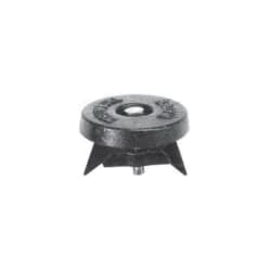 TI 367-4282 T-374 Old Style Outside Tamper-Resistant Screw Type Repair Lid, For Use With 3 in Buffalo Style ABS Curb Box, 2-1/2 in, Brass