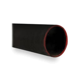 Tyler Pipe 006770 Soil Pipe, 2 in Nominal, No-Hub End Style, Cast Iron, 10 ft L, ASTM A888, CISPI 301
