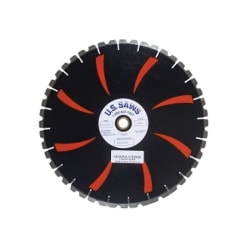 U.S.SAWS DXX14125 Premium Dos Seggie Blade, 14 in Dia Blade, 1/8 in W, 1 in/20 mm Arbor/Shank