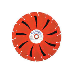 U.S.SAWS APB14125 Pipe Cutting Tiger Tooth Blade, 14 in Dia Blade, 1 to 20 mm Arbor/Shank