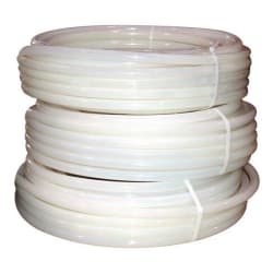 Uponor AquaPEX® F1040750 Tubing, 3/4 in Nominal, 0.671 in ID x 7/8 in OD x 100 ft Coil L, White, PEX