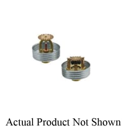 Uponor LF74971FW Flat Concealed Sprinkler With White Cover Plate, 4.9 Nominal K-Factor, Import