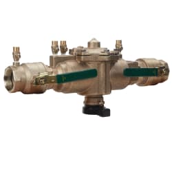 WATTS® 88004115 LF009-FS In-Line Backflow Preventer, 2 in Nominal, FNPT End Style, Quarter-Turn Ball Valve, Reduced Pressure Zone