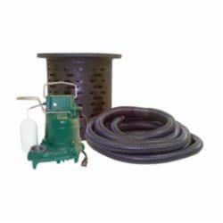 Zoeller® Crawl Space® 108-0001 Pumping System, 19 to 43 gpm Flow Rate, 1 ph, 1/3 hp, Cast Iron
