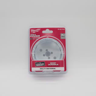 Milwaukee® HOLE DOZER™ Ice Hardened™ 49-56-0193 Hole Saw, 3-1/2 in Dia, 1-5/8 in D Cutting, Bi-Metal/8% Cobalt Cutting Edge