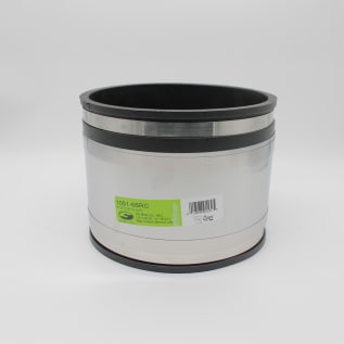 Fernco® 1051-66RC 1051 RC Strong Back Flexible Repair Coupling, 6 in Nominal, Asbestos Cement Fiber/Ductile Iron x Cast Iron/Plastic End Style, PVC