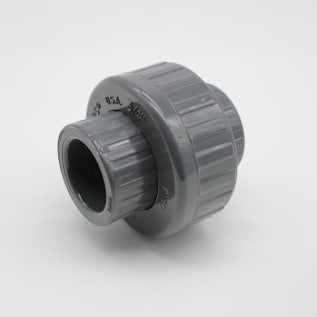 SPEARS 857-007 3/4" S80 PVC SXS UNION WITH VITON O-RING