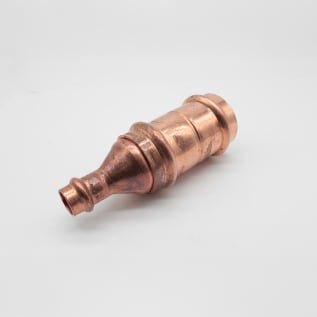EPC APOLLOXPRESS® 10066380 801R Small Diameter Press Reducing Coupling, 1-1/2 x 1/2 in Nominal, C x C End Style, Copper, Domestic