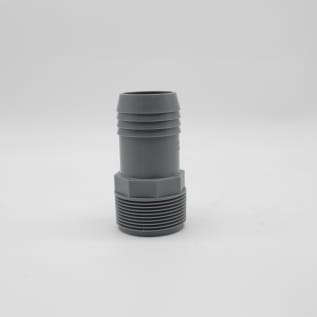 Boshart Industries PPA-15 Adapter, 1-1/2 in Nominal, MNPT x Insert End Style, Polypropylene, Import