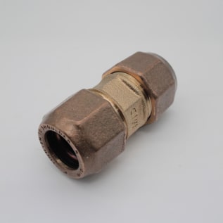 Hersey® H-15403N 1 3-Part Straight Union, 1 in Nominal, 110 CTS End Style, Brass