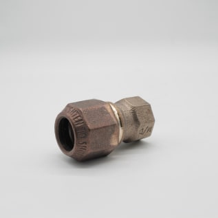 Hersey® H-15451N 3/4 Straight Coupling, 3/4 in Nominal, 110 CTS x FNPT End Style, Brass
