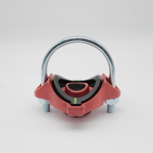 Gruvlok® 0390171148 FIG 7045 Clamp-T Branch Outlet, 3 x 1 in Nominal, FNPT Connection, Ductile Iron Clamp, Rust Inhibiting Painted, Domestic