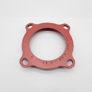 Romac® 201-E04R 501 End Ring, 4 in Nominal, Ductile Iron, Painted, Domestic