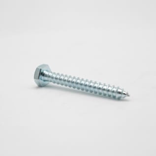 Dottie® LAG142 Lag Screw, 1/4 in, 2 in OAL, Steel, Zinc Plated
