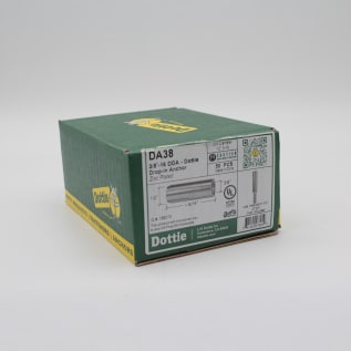 Dottie® DA38 4500 Drop-In Anchor, Steel, 1/2 in Drill, 1-9/16 in D Min Embedment