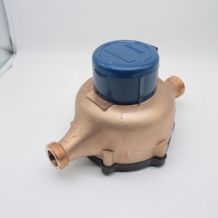 HERSEY 452 1" CU FT VISUAL READ WATER METER BRONZE BODY W/ CI BOTTOM V0KS101