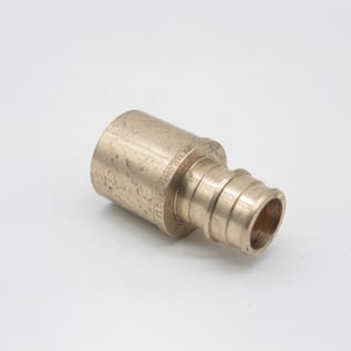 Uponor LF4507510 Adapter, 3/4 x 1 in, PEX x C, Brass, Domestic