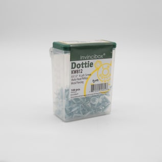 Dottie® KW812 K-Lath Metal Piercing Screw, #8, 1/2 in OAL, Wafer Head, Phillips® Drive, Steel, Zinc Plated