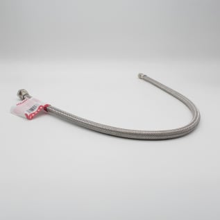 Aquaflo® MightyFlex™ SFC-130-PP Braided Faucet Connector, 1/2 x 3/8 in, Soft Cone FNPT x Soft Cone Compression, 30 in L, 20 to 125 psi, Stainless Steel
