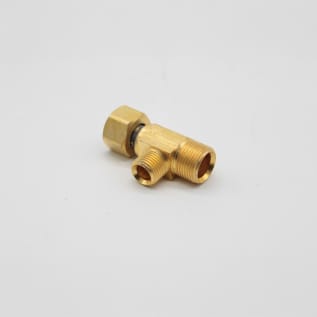 3/8" BRASS EZ-CONNECT TEE WITH 1/4" BRANCH 993-015NL 25881LF