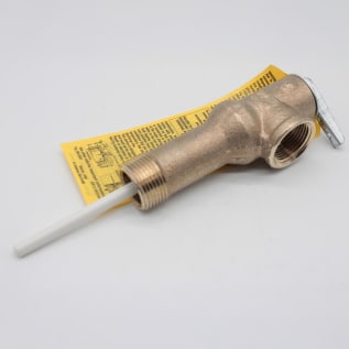 WATTS® 0556002 LF100XL Temperature/Pressure Relief Valve, 3/4 in Nominal, MNPT x FNPT End Style, 150 psi Pressure, Copper Alloy Body, Domestic