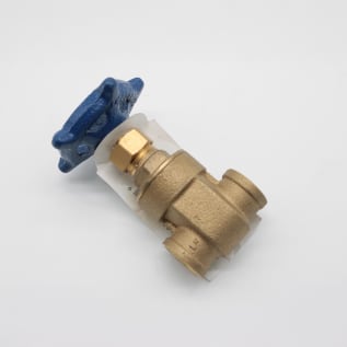 LEGEND 104-723NL S-408NL Economy Gate Valve, 1/2 in Nominal, C End Style, Brass Body, Handwheel Actuator, Import