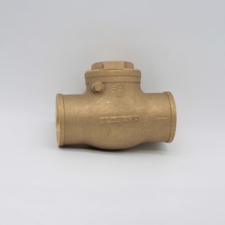 LEGEND LEGEND GREEN™ 105-208NL S-451NL Swing Check Valve, 2 in Nominal, C End Style, Cast Brass Body, Import