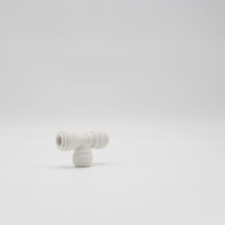 John Guest® Speedfit® PP0212W Equal Union Tee, 3/8 in, Tube, Polypropylene, Domestic