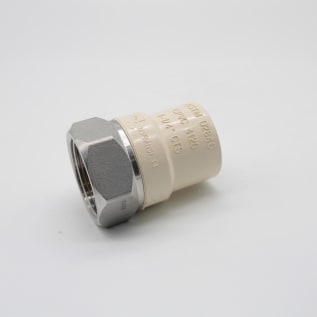 LEGEND 302-446 Pipe Adapter, 1-1/4 in Nominal, FNPT x CPVC End Style, 304 Stainless Steel, Import