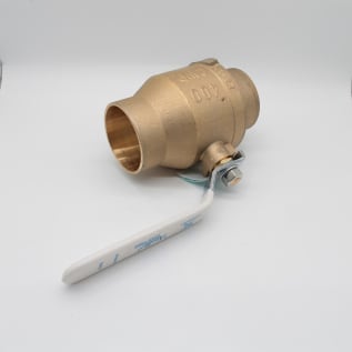 Apollo™ 94ALF20001A 94ALF-A 2-Piece Ball Valve, 3 in Nominal, Solder End Style, Full Port, PTFE Softgoods