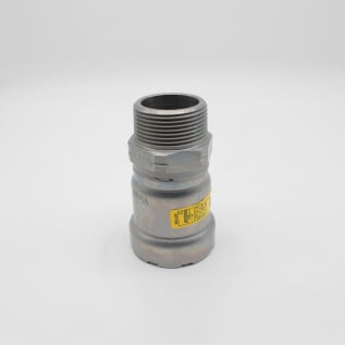 MegaPress® 25116 Pipe Adapter, 1-1/4 in, Press x MNPT, Carbon Steel, Import