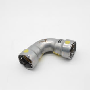 MegaPress® 25201 90 deg Pipe Elbow, 1/2 in, Press, Carbon Steel, Import