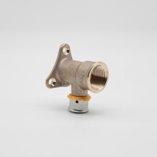 PureFlow® Press 94520 Drop Ear Elbow, 1/2 in Nominal, Press x FNPT End Style, Bronze, Import