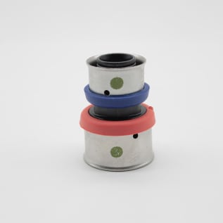 PureFlow® Press 49354 Coupling, 1 x 3/4 in Nominal, Press End Style, Polymer, Domestic