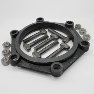 TYLER UNION® 461203 Compact Gland Kit, For Use With 9.05 in OD Ductile Iron Pipe, 8 in Mechanical Joint, Ductile Iron