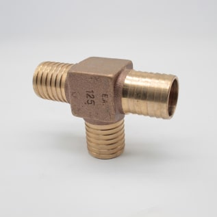 LEGEND 312-106NL Tee, 1-1/4 in Nominal, Insert End Style, Bronze, Import
