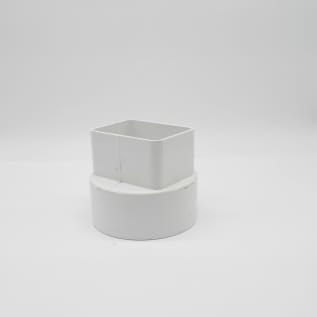 2"X3"X3" SOLV WELD S40 PVC DWV DOWN SPOUT ADAPTER DSXH (FITS OVER 3" DWV PIPE) 391-0233